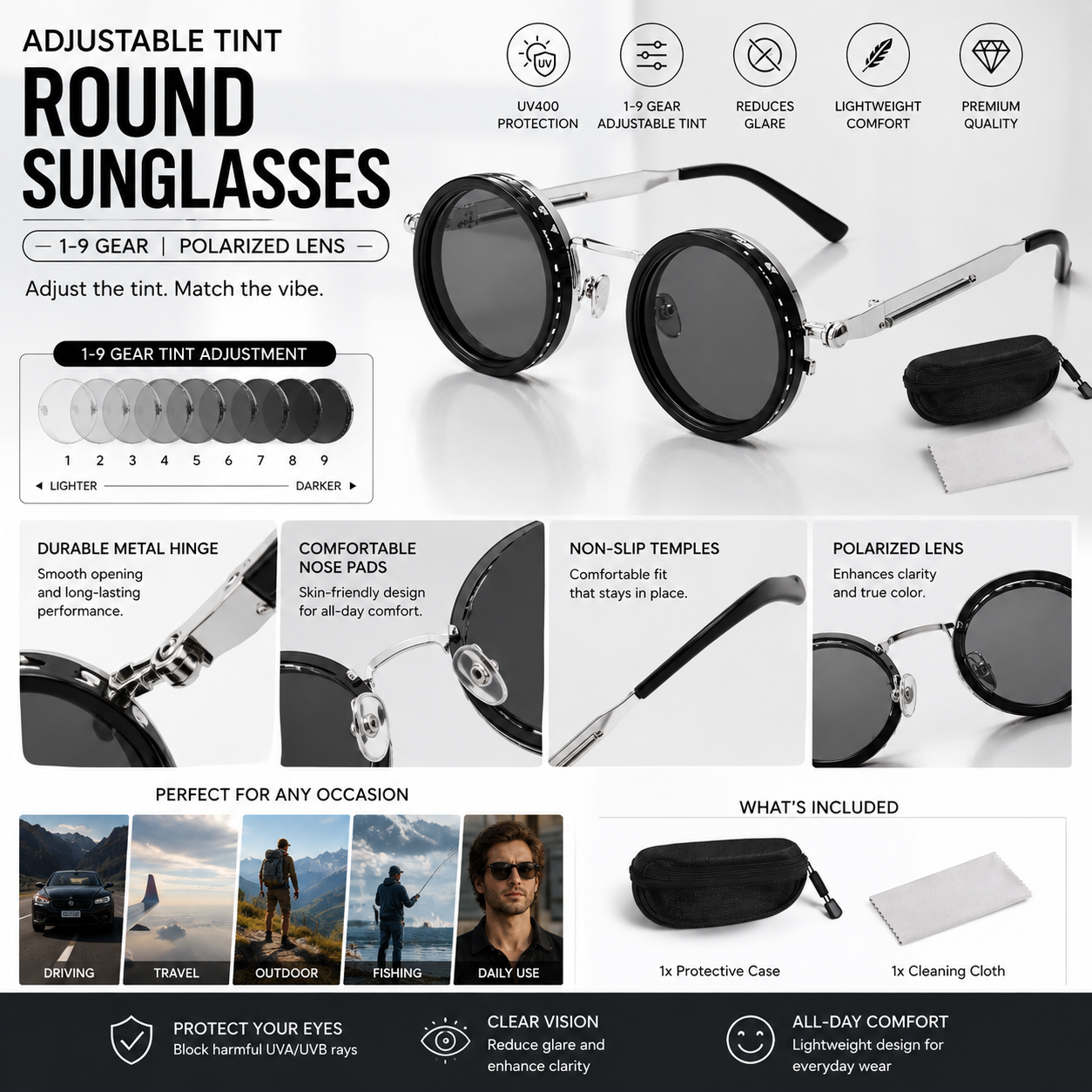 Tint Adjustable Sunglasses